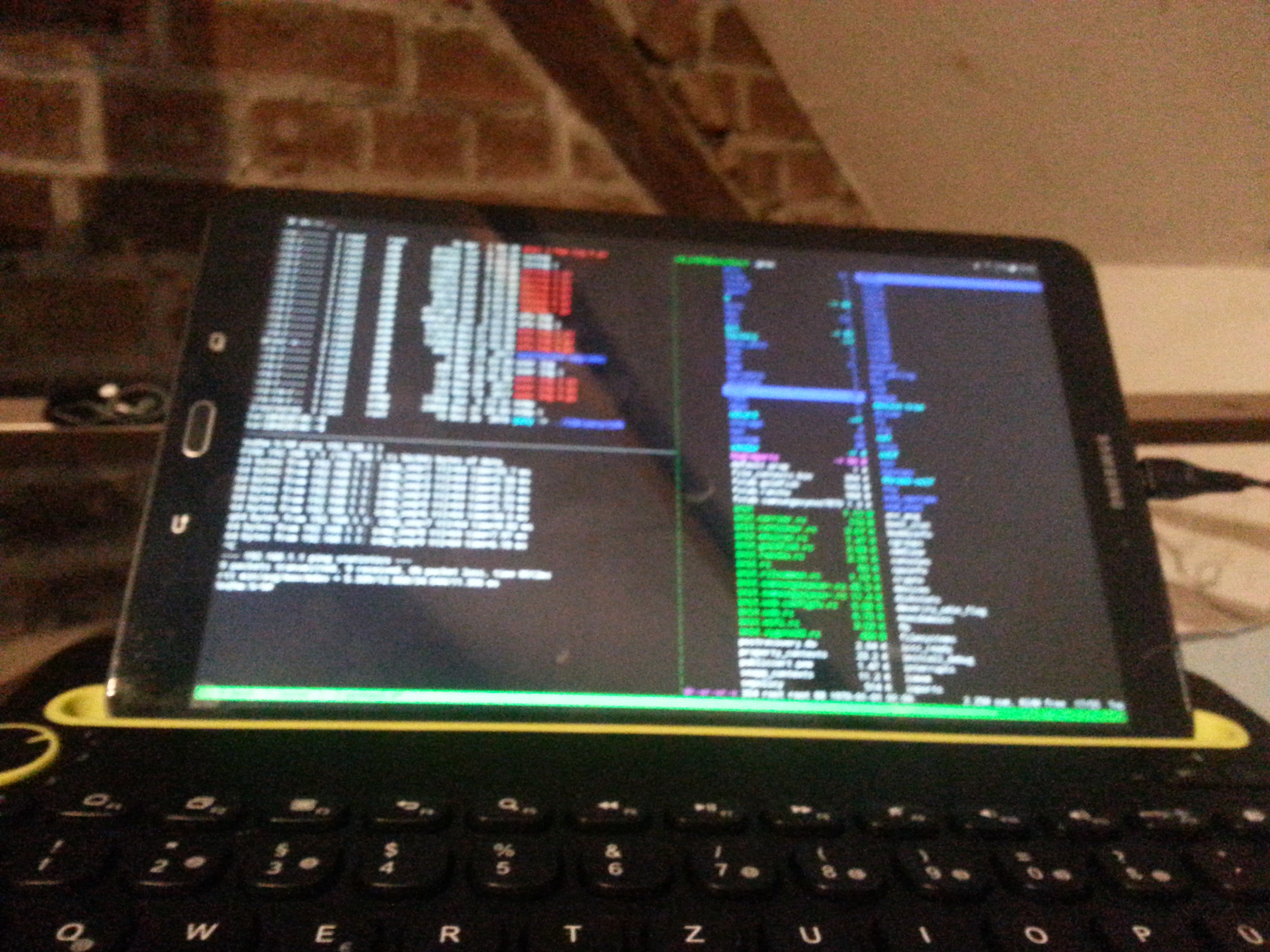TMuX auf dem Android Tablet